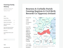 Tablet Screenshot of fanningfamilyhistory.com